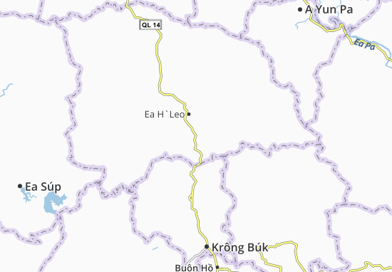 Karte Stadtplan Ea Nam