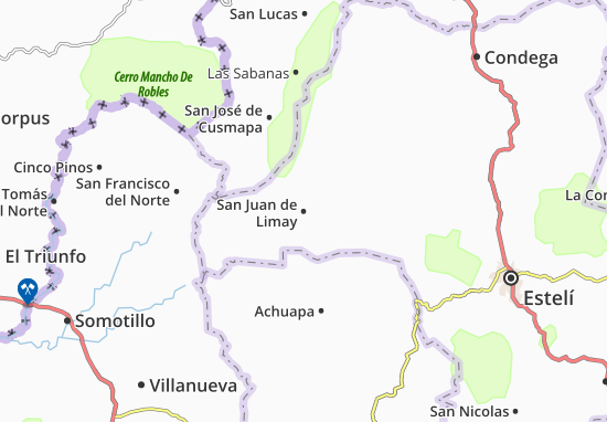 Kaart Plattegrond San Juan de Limay