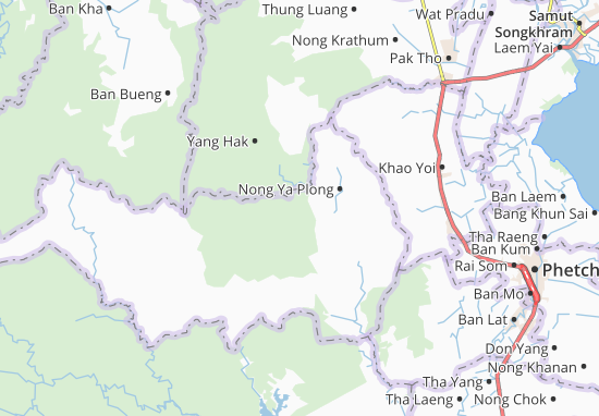 Kaart Plattegrond Yang Nam Klat Nuea