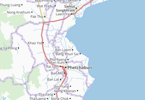 Karte Stadtplan Ban Laem