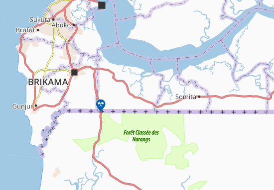 Karte Stadtplan Kanjiramba