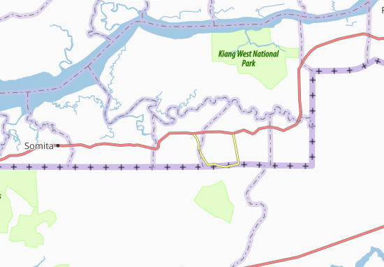 Karte Stadtplan Kamfenda