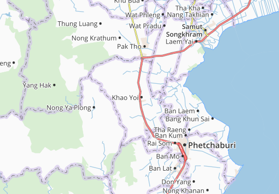Kaart Plattegrond Khao Yoi