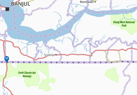Karte Stadtplan Kanau