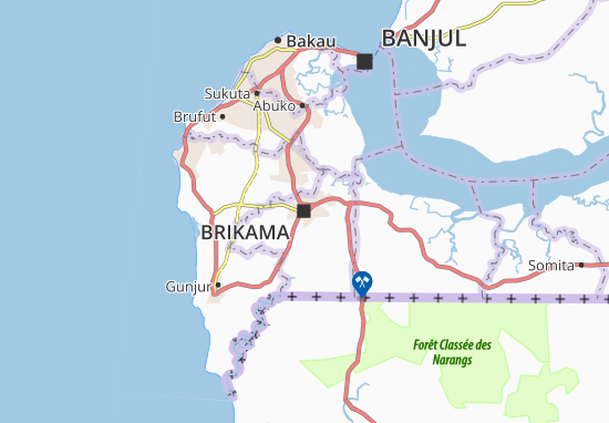 Brikama Map