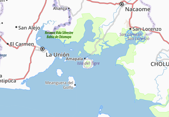 Mapa Amapala