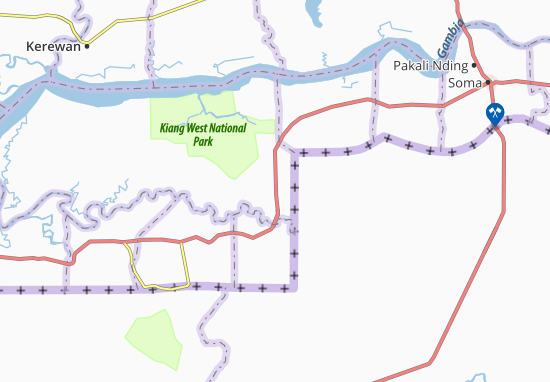 Karte Stadtplan Sankandi