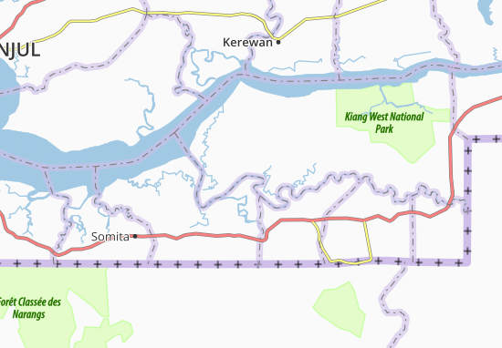 Santamba Wharf Map