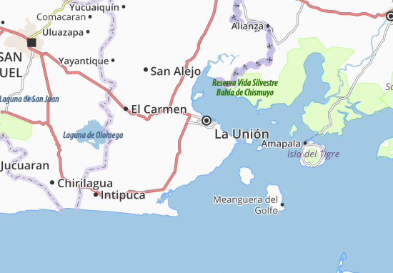 Karte Stadtplan Conchagua