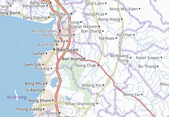 Karte Stadtplan Ban Bueng
