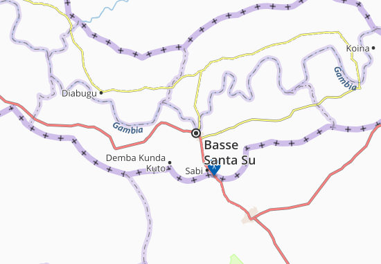 Karte Stadtplan Kuoba Kunda