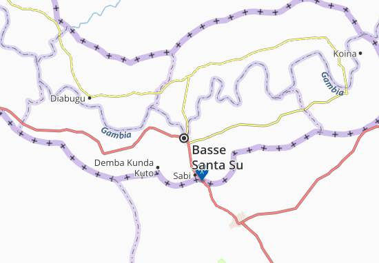 Kaart Plattegrond Bantang Kotor