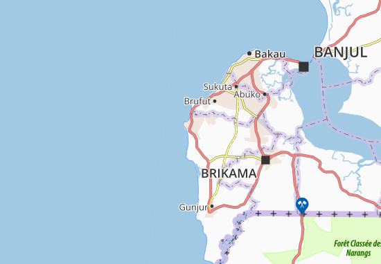 Karte Stadtplan Batukunku