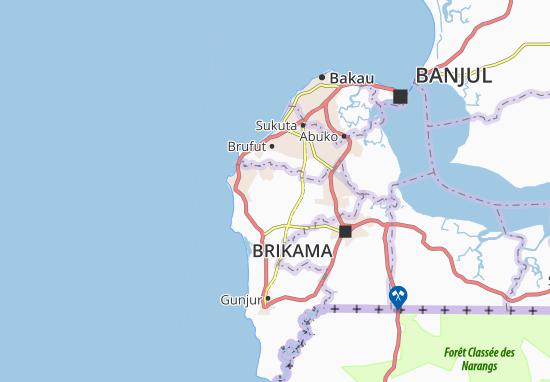 Karte Stadtplan Baniakang