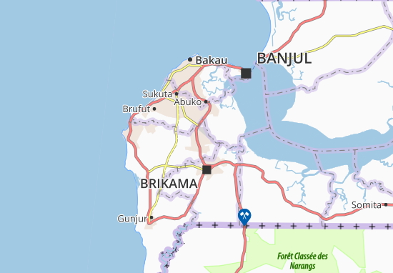 Karte Stadtplan Busumbala