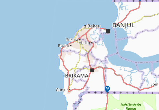 Karte Stadtplan Madima Dabo Kunda