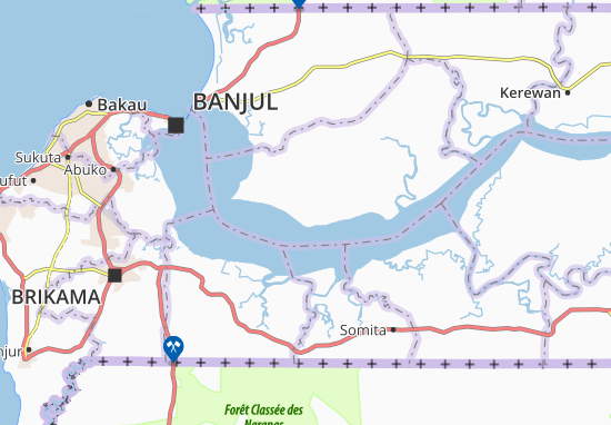Karte Stadtplan Bantang Killing