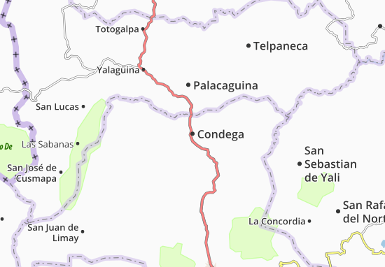 Karte Stadtplan Condega
