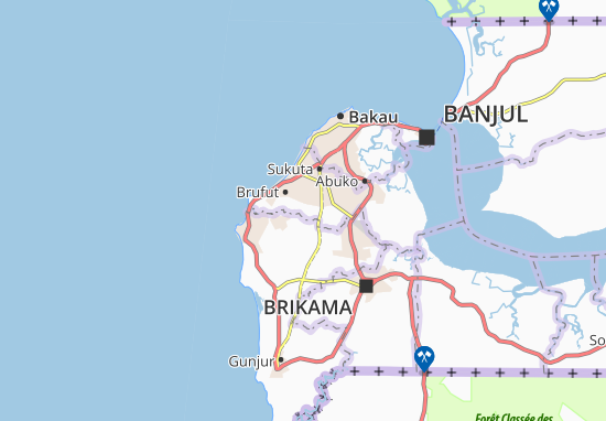 Karte Stadtplan Mariama Kunda
