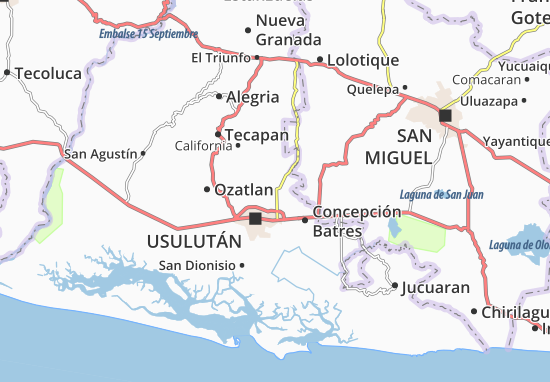 Mapa Santa Elena