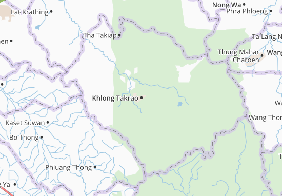 Kaart Plattegrond Khlong Takrao