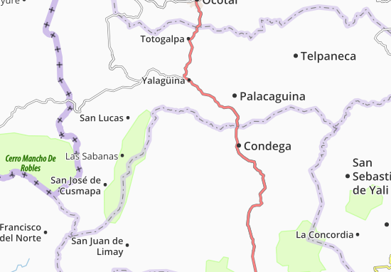 Karte Stadtplan Pueblo Nuevo