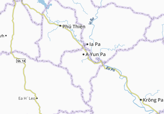 Chư Băh Map