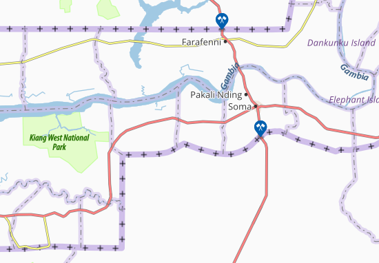 Karte Stadtplan Toranka Bantang