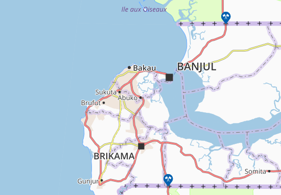 Mapa Abuko