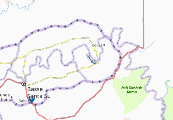 Kaart Plattegrond Garawol