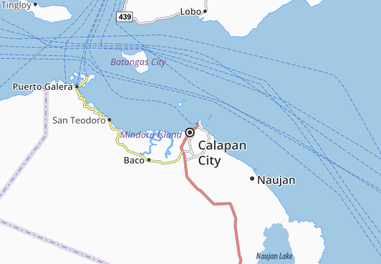 Kaart Plattegrond Calapan City