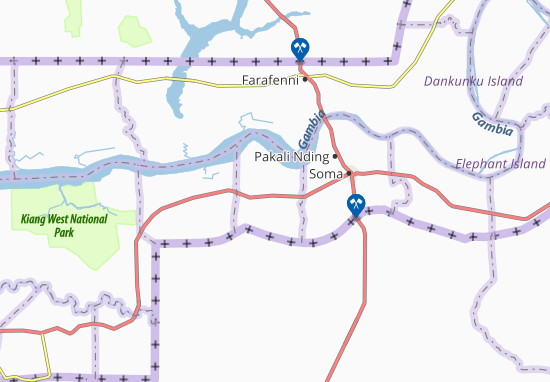 Karte Stadtplan Massembe