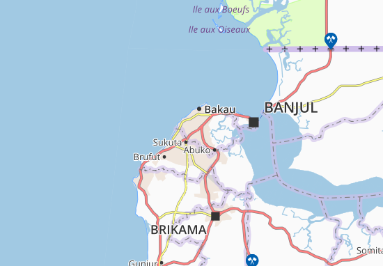 Karte Stadtplan Bakoteh
