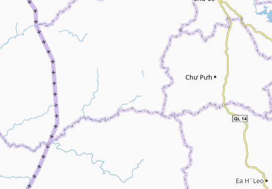 Karte Stadtplan Ia Piơr