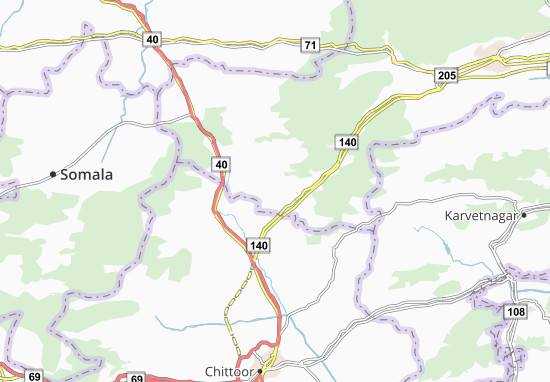 Pakala Map