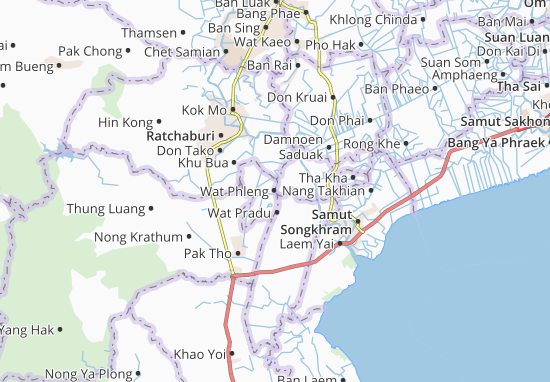 Karte Stadtplan Wat Phleng
