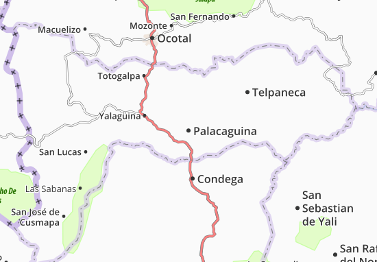 Karte Stadtplan Palacaguina