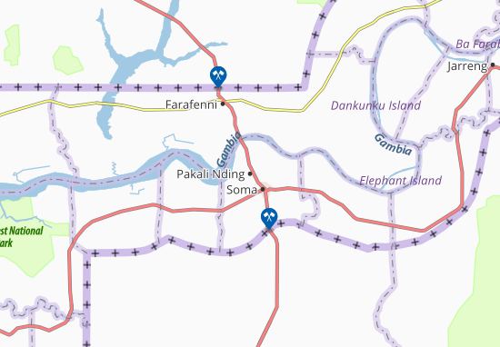 Karte Stadtplan Pakali Nding