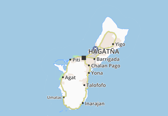 Mapa Hagåtña