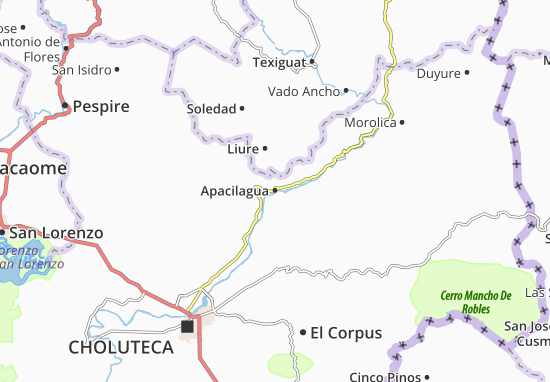 Mapa Apacilagua