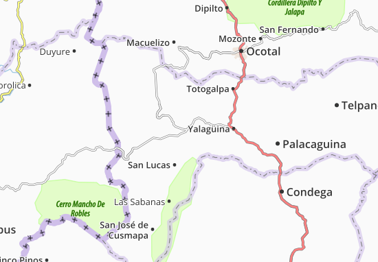 Mapa Somoto
