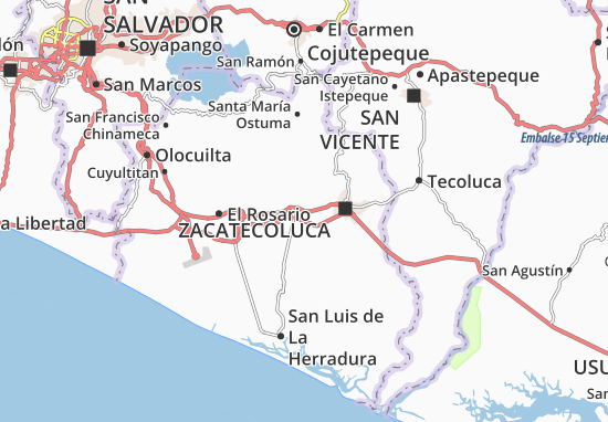 San Rafael Obrajuelo Map