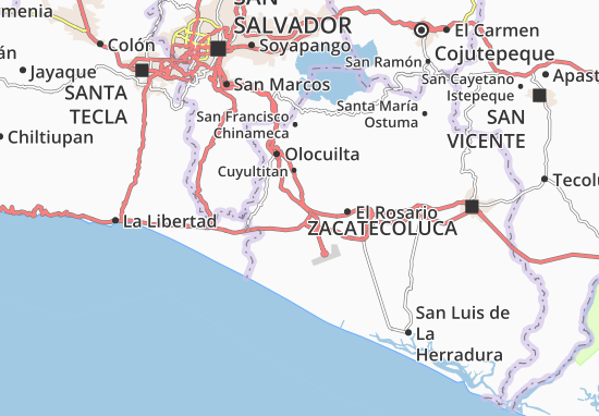 Carte-Plan San Juan Talpa