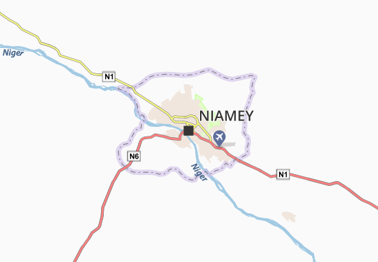 Mapa Plano Niamey