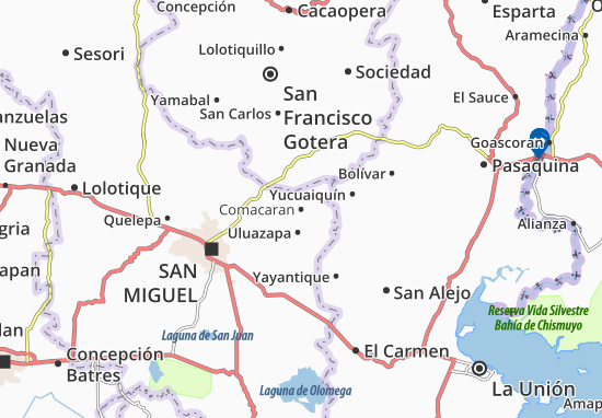 Comacaran Map
