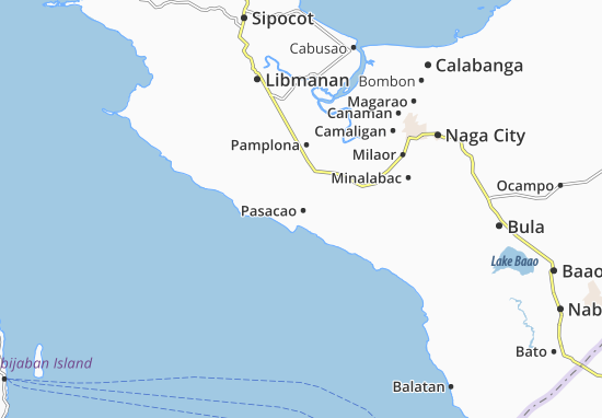 Kaart Plattegrond Pasacao