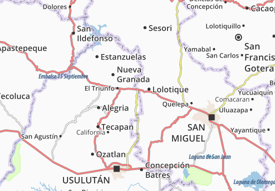 San Buenaventura Map