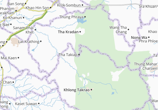 Karte Stadtplan Tha Takiap