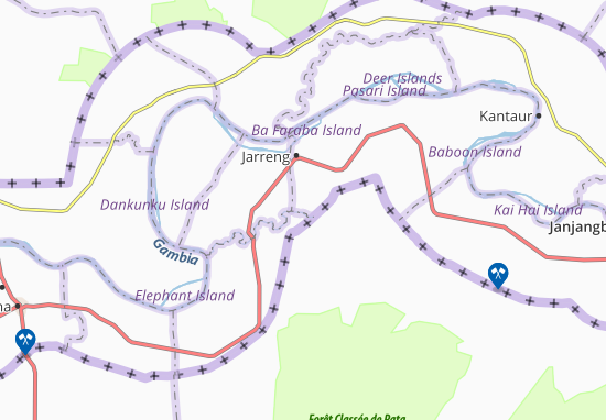 Karte Stadtplan Ania Kunda