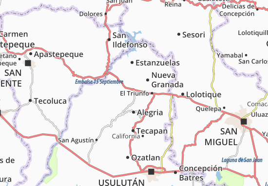 Mercedes Umana Map